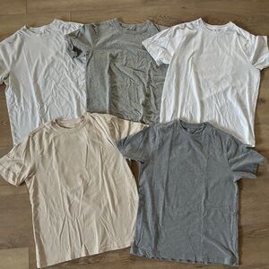 Bundle Boys Basic Shirts SZ Large 10-12